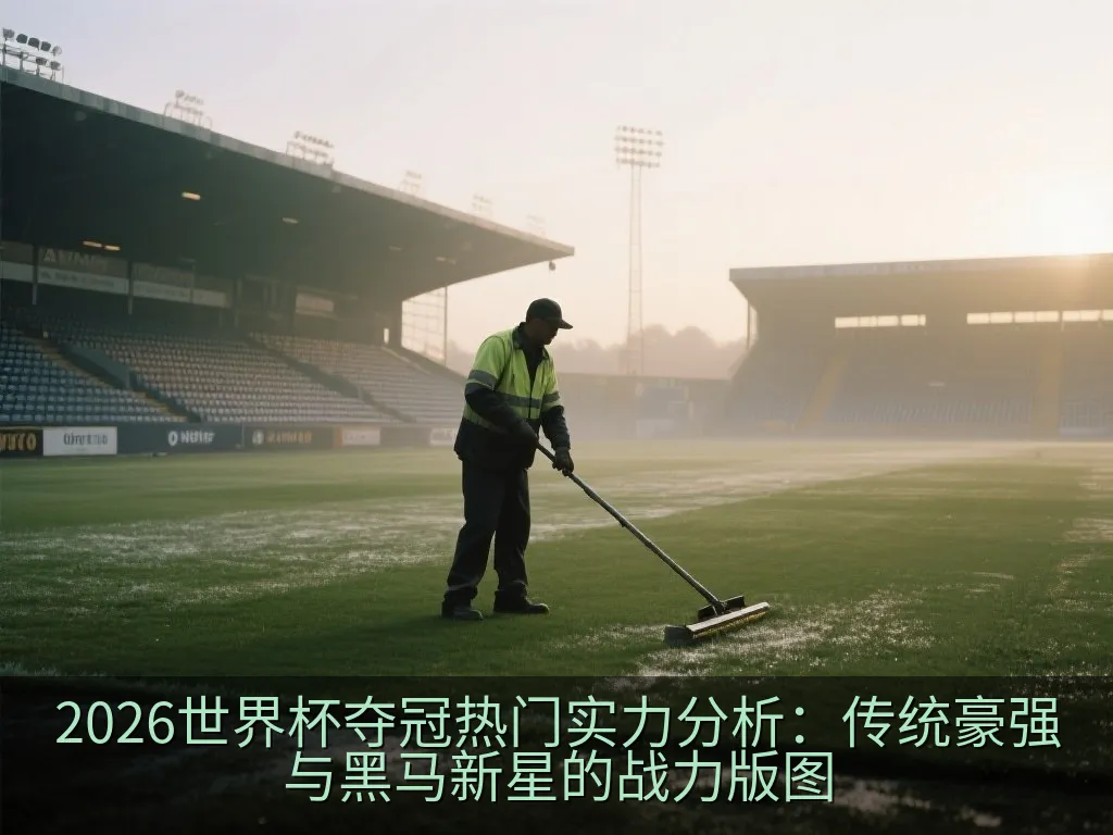 绿茵场上身穿无品牌红蓝球衣的年轻球员在进行战术训练